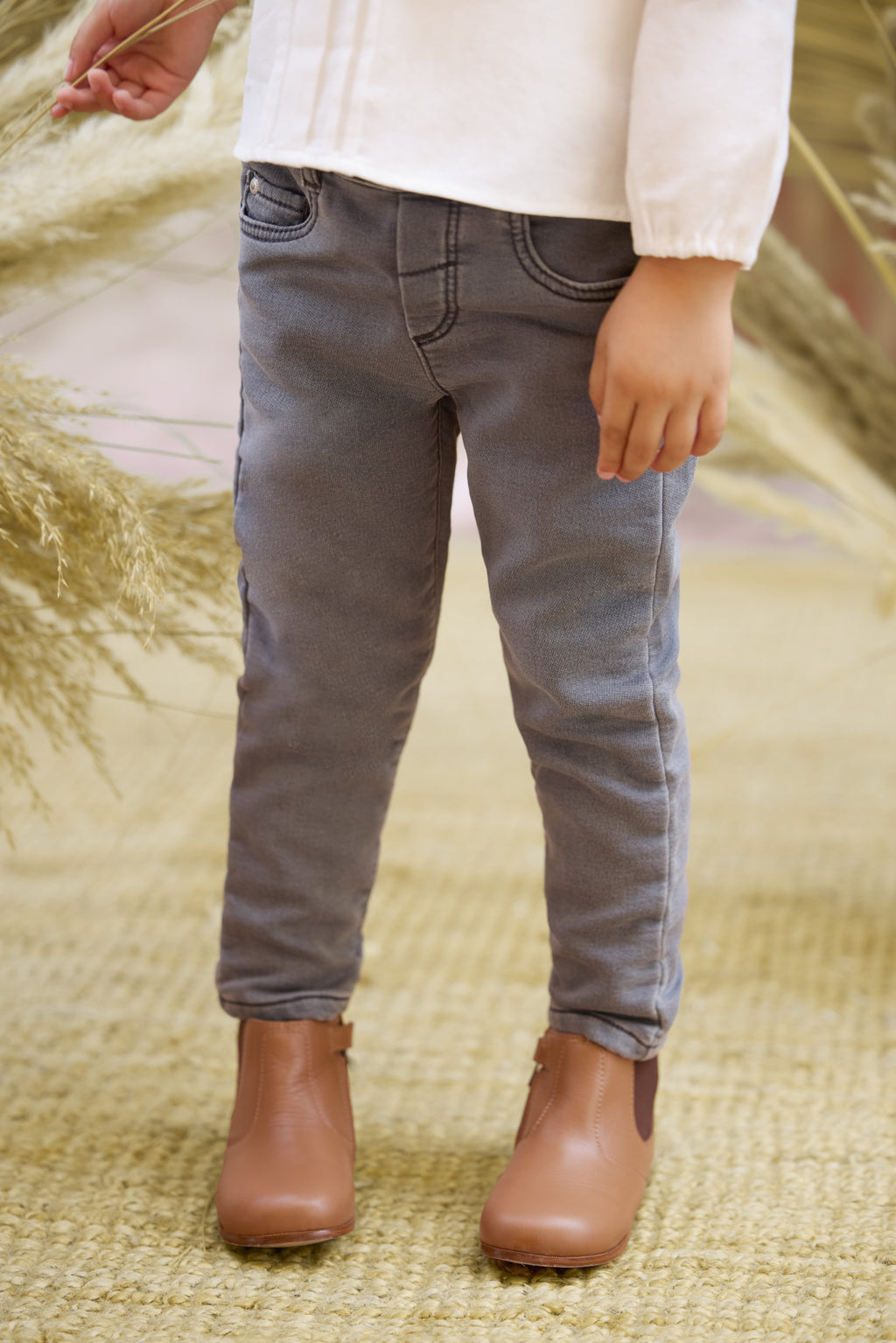 Jean - Denim gris chiné