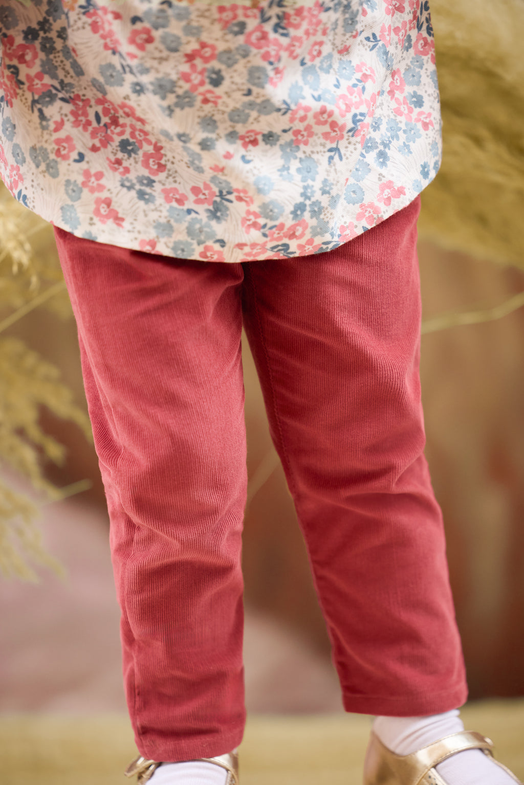 Pantalon - Rose velours