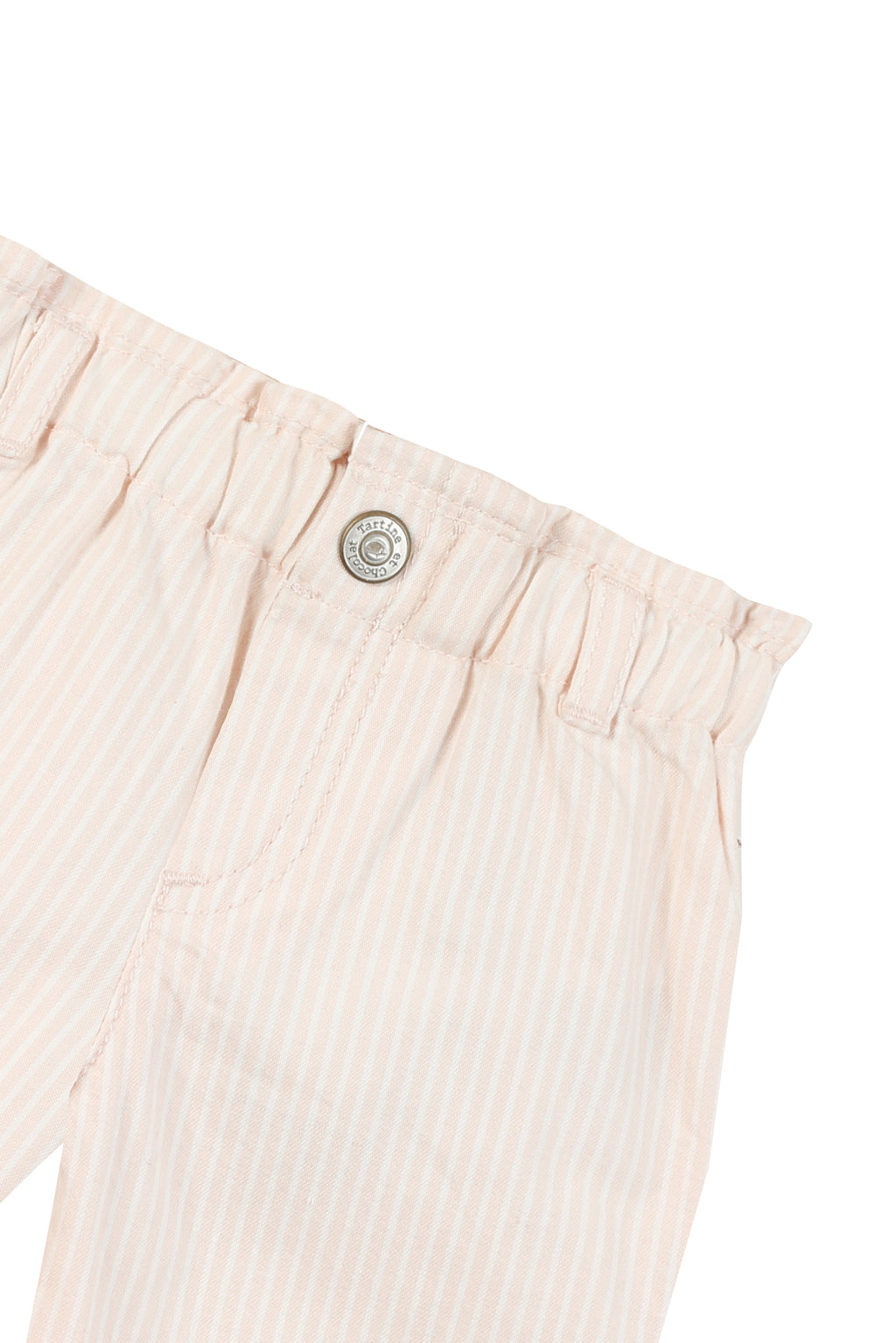 Trousers - Pale pink striped