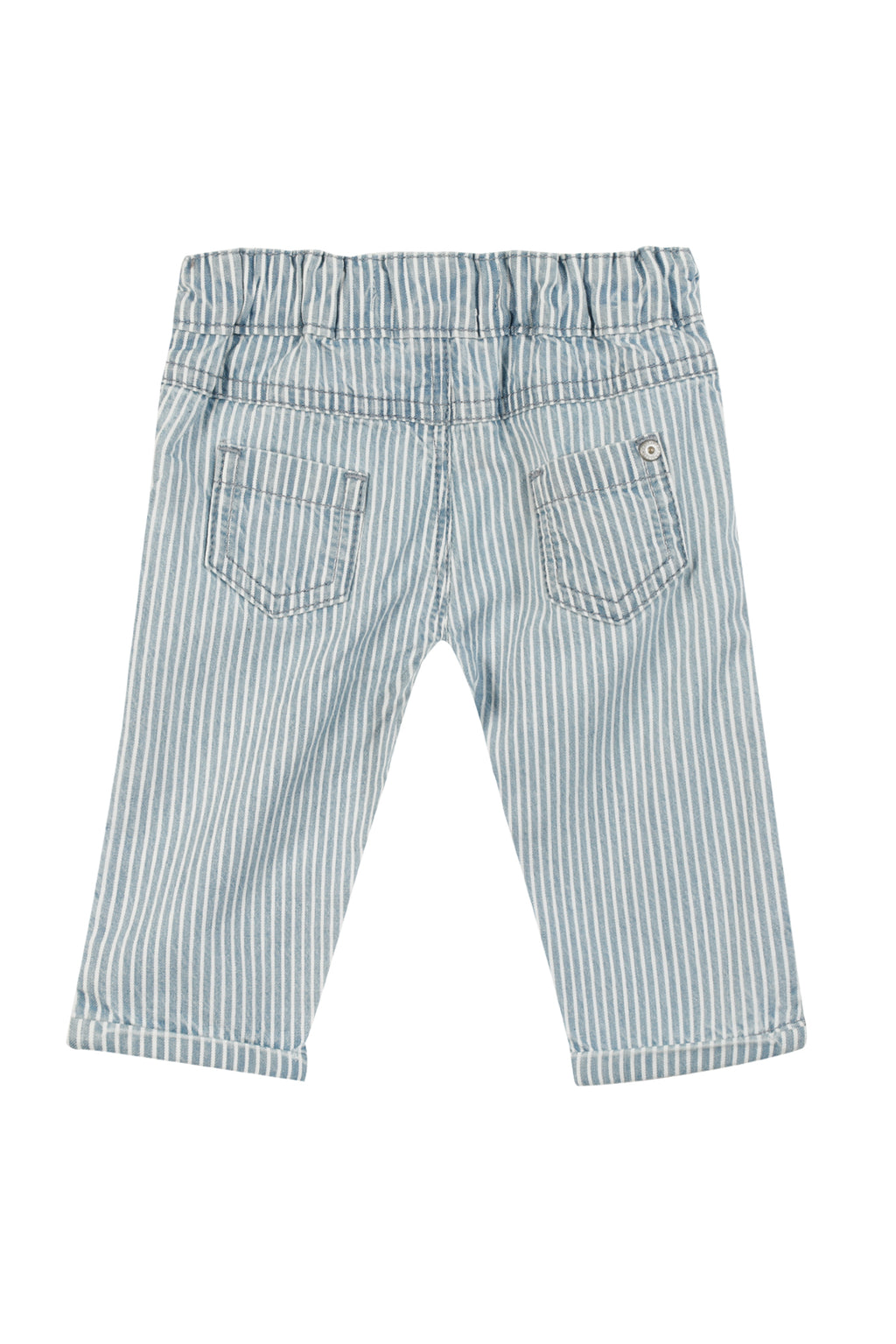 Trousers - Sky blue striped