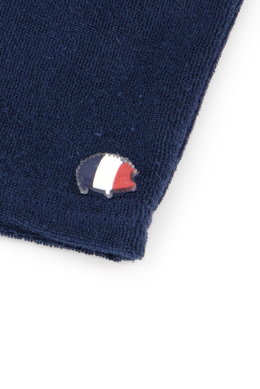 Kurze Hose - Marineblau Tricolor -Details