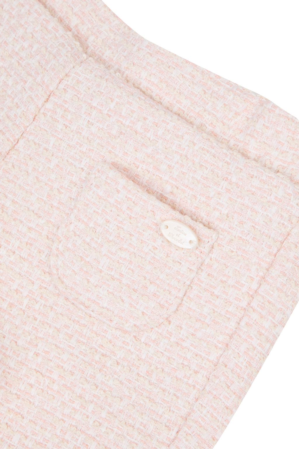Short - Pale pink tweed