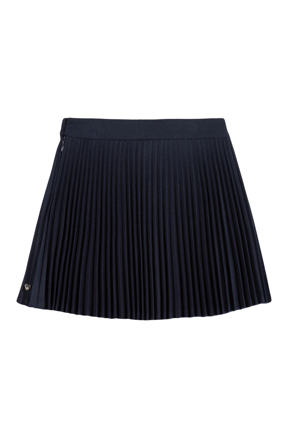 Rok - geplooid Navy