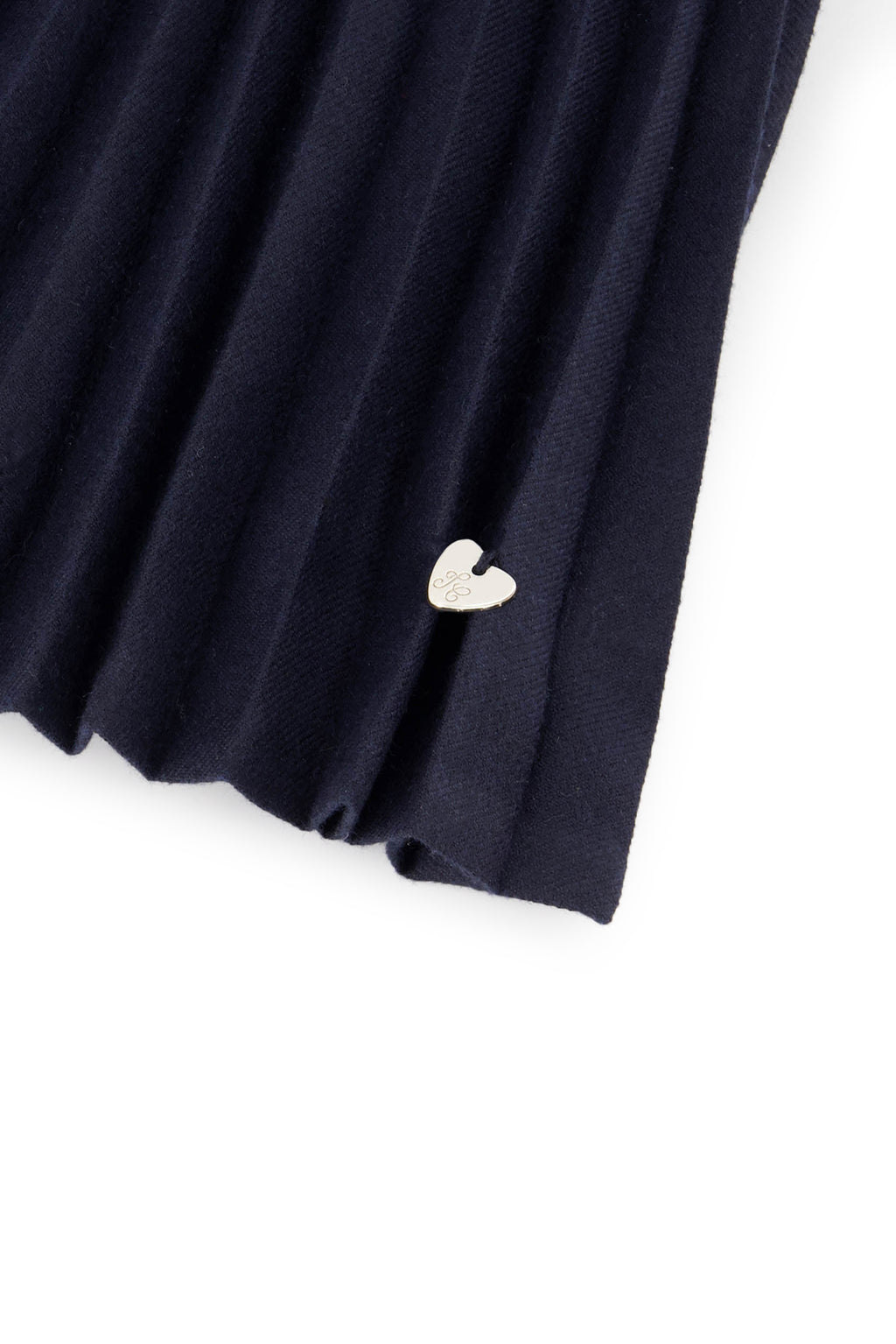 Rok - geplooid Navy