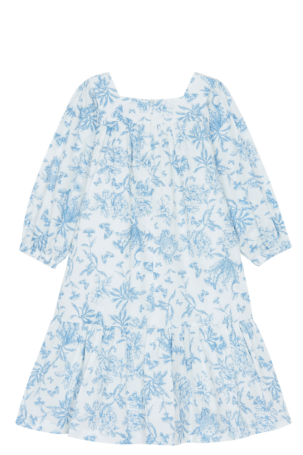 Dress - Blue Print inspiration Toile de jouy