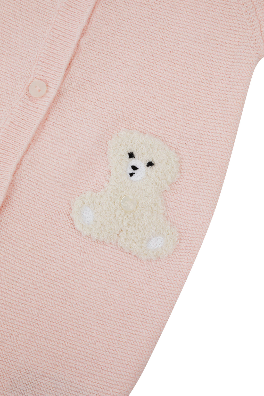 Jumpsuit long - Pale pink Embrodery bear