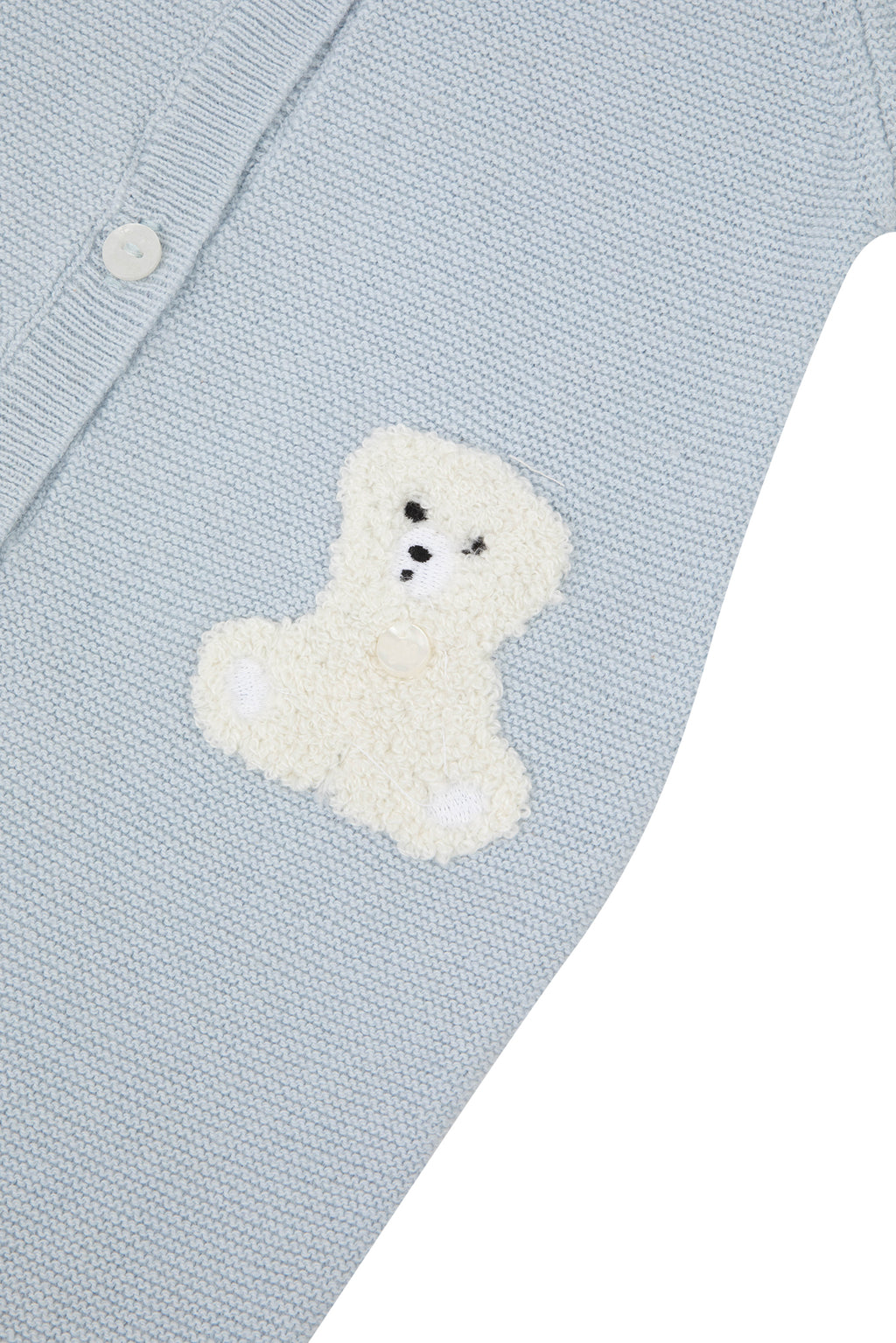 Jumpsuit long - Sky blue Embrodery bear