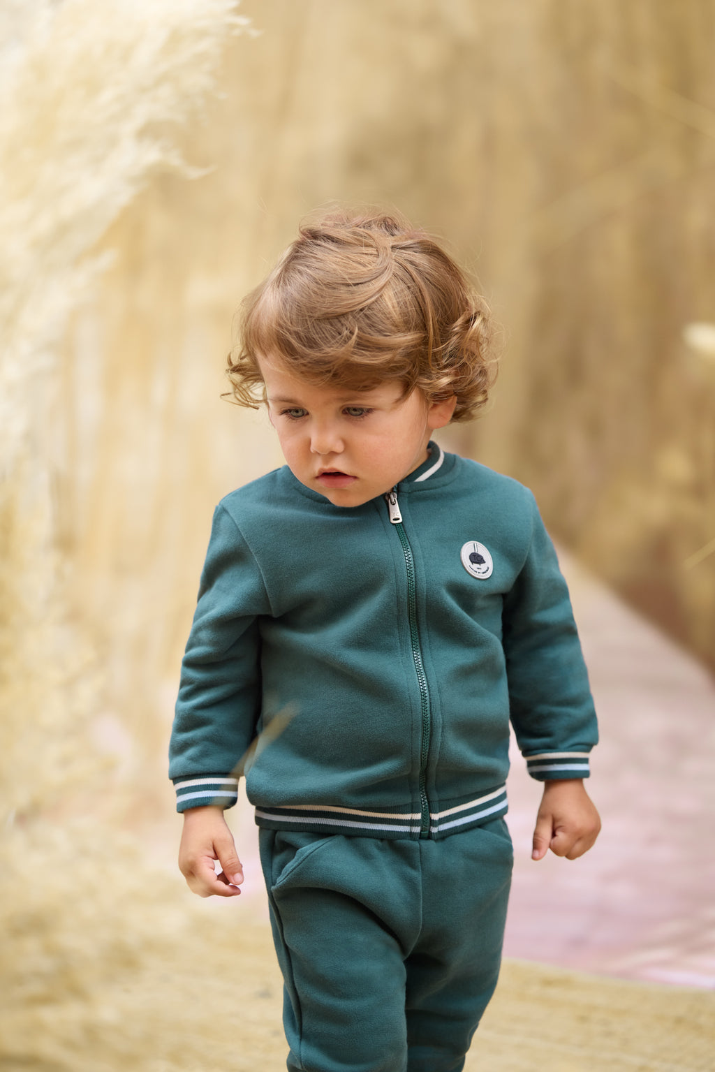 Insiemi Jogging - Cotone Verde Inglese