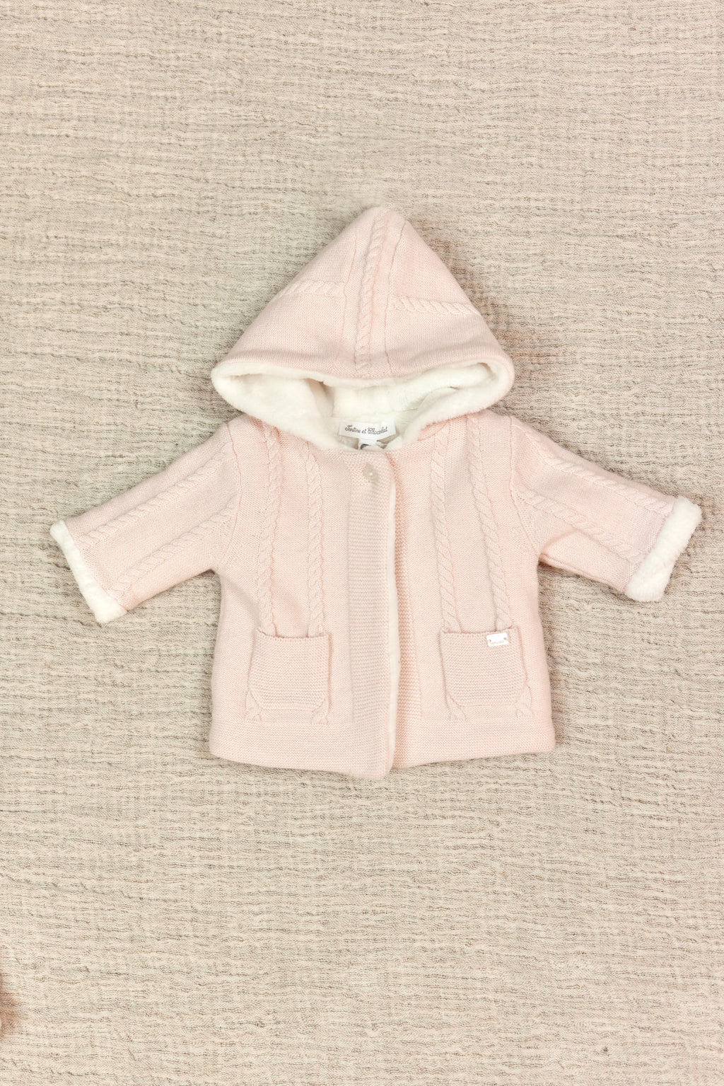 Manteau - Rose pâle fourré