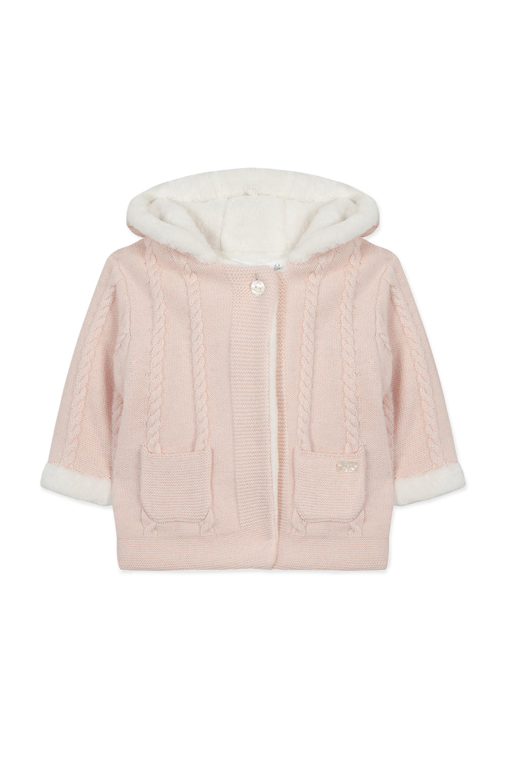 Manteau - Rose pâle fourré