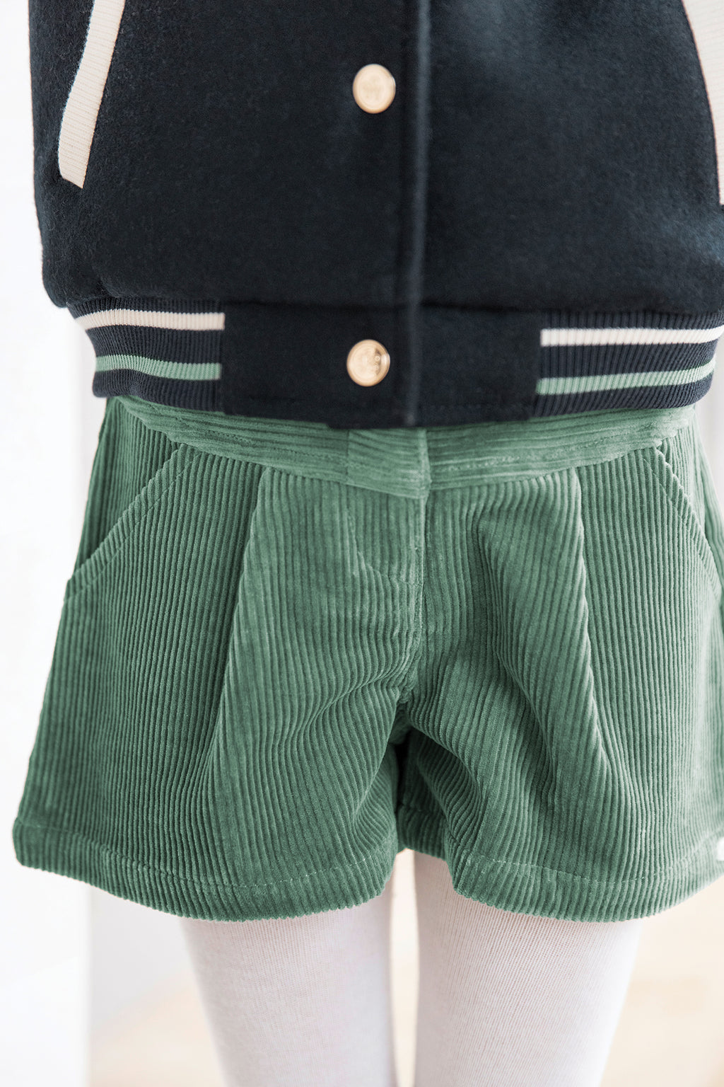Pantaloncino - Verde In Velluto
