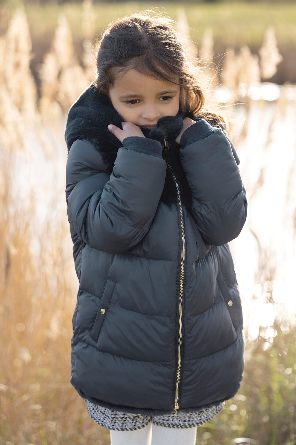 Manteau petite fille sale