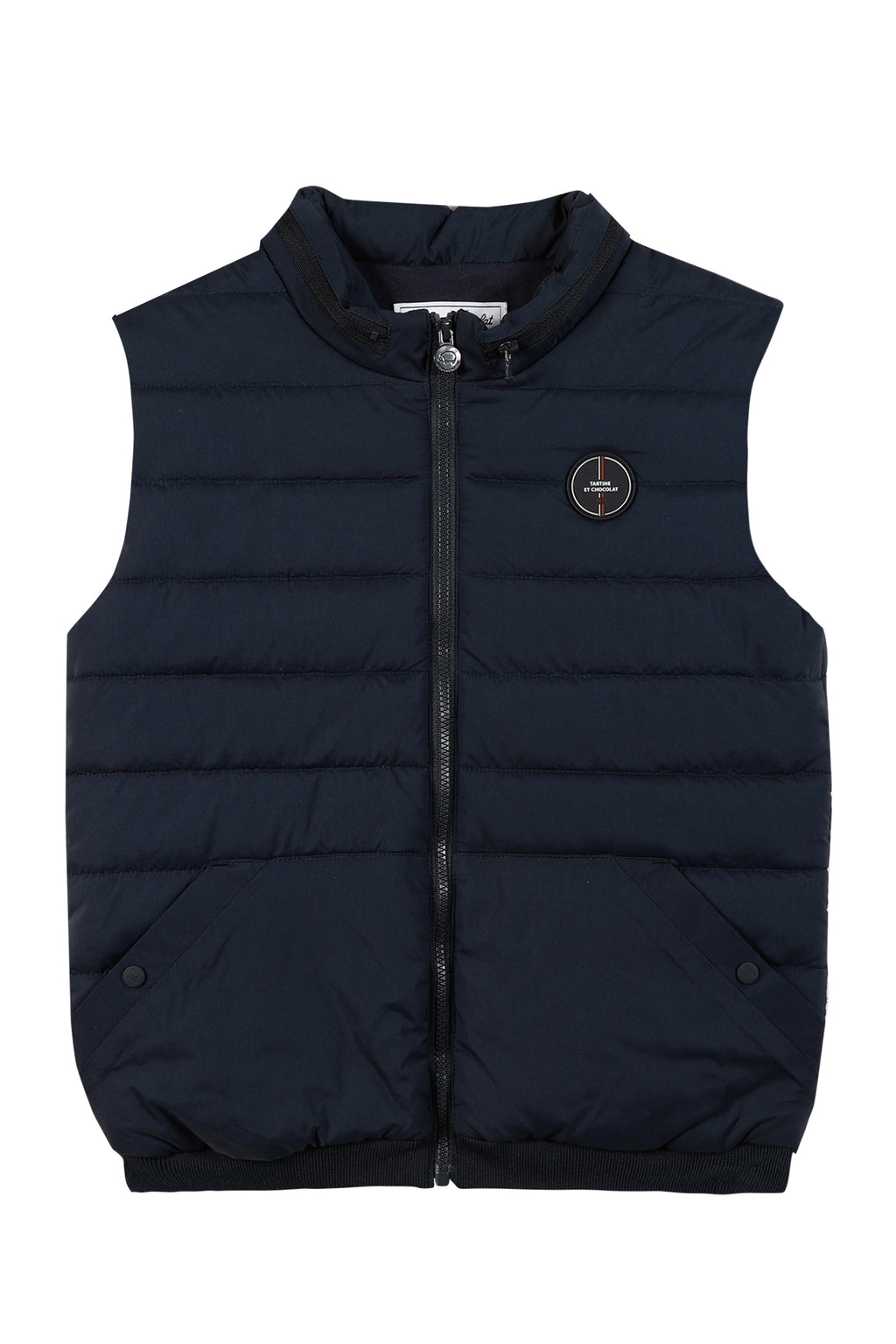 Down jacket - sleeveless Navy Tc