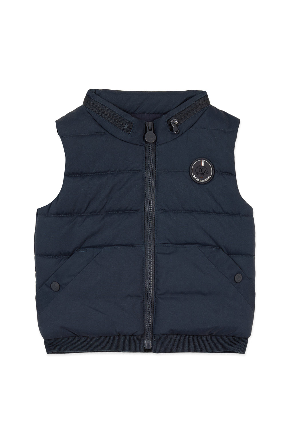 Down jacket - sleeveless Navy