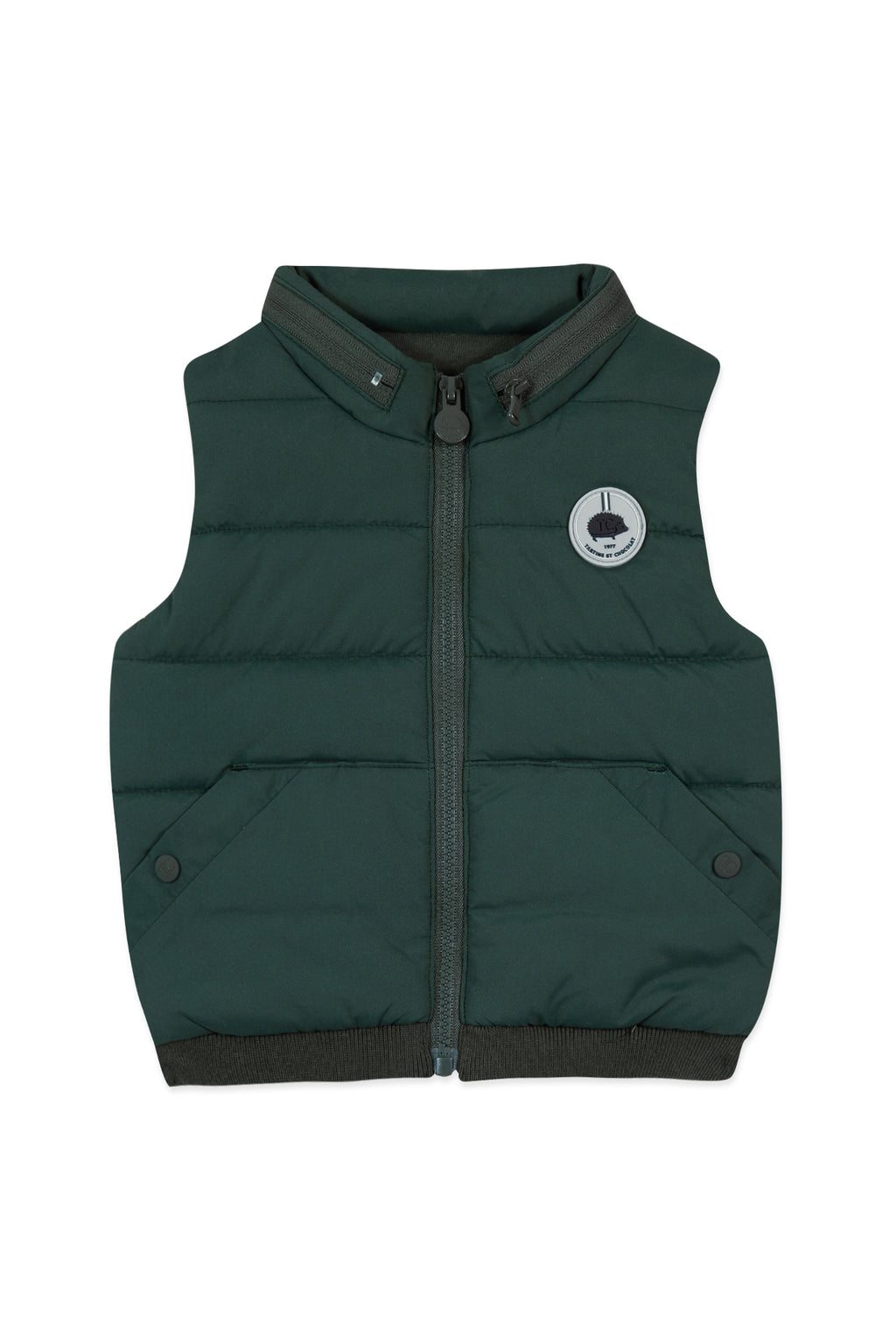 Down jacket - Green sleeveless