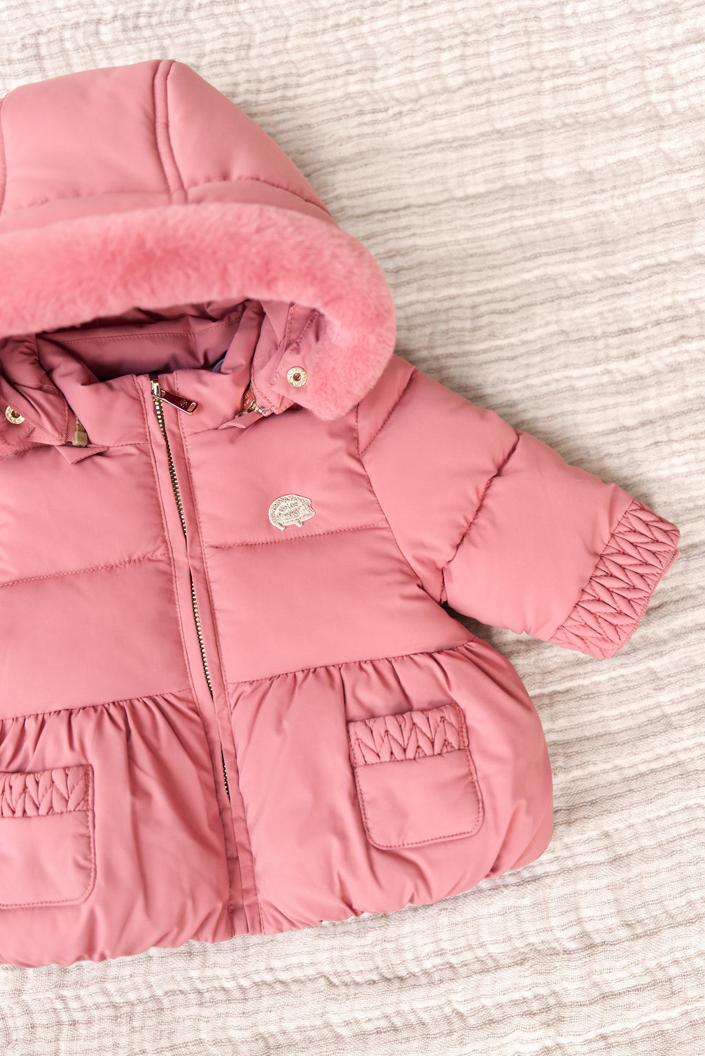 Down jacket - Raspberry hedgehog