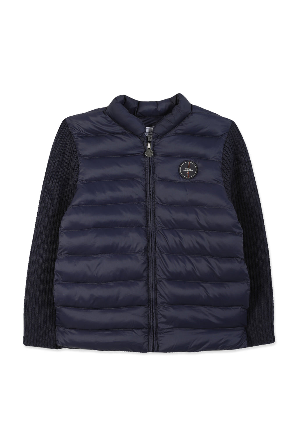 Down jacket - Navy Bi Materials