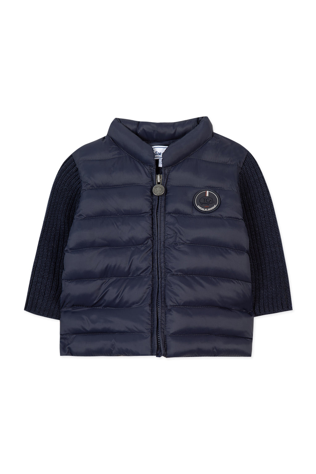 Down jacket - Navy Bi Materials