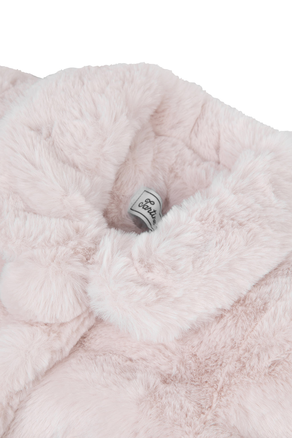 Coat - Pale pink Imitation fur