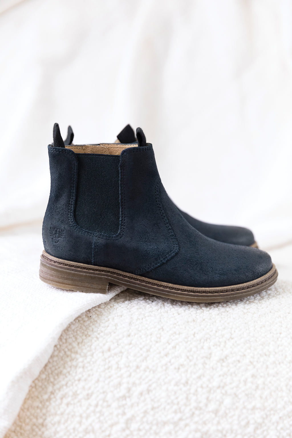 Stiefeletten - Marineblau Nubuck