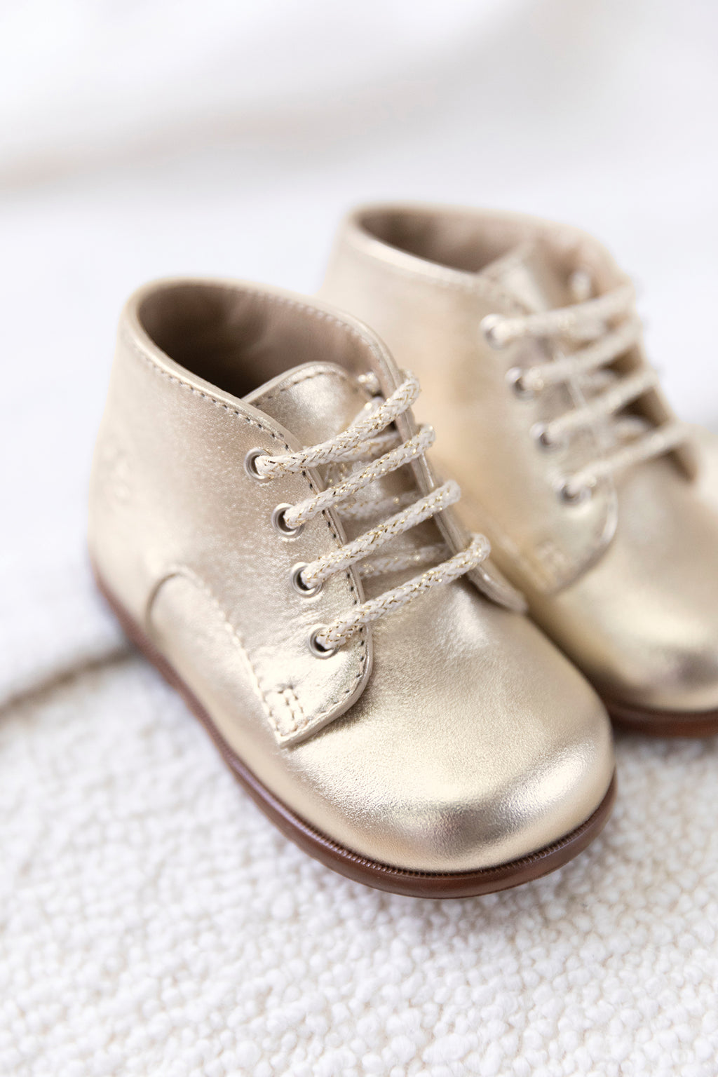 Derbies - Leather Golden