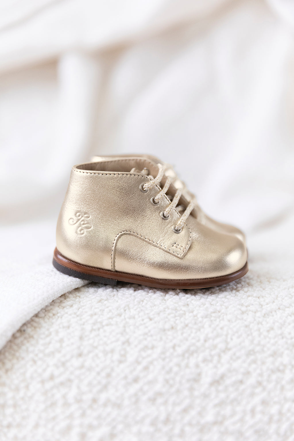 Derbies - Leather Golden