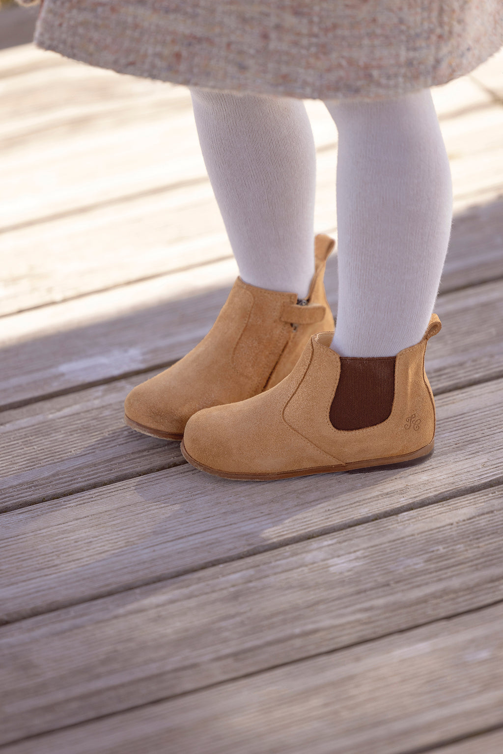 Bottines - Cuir caramel