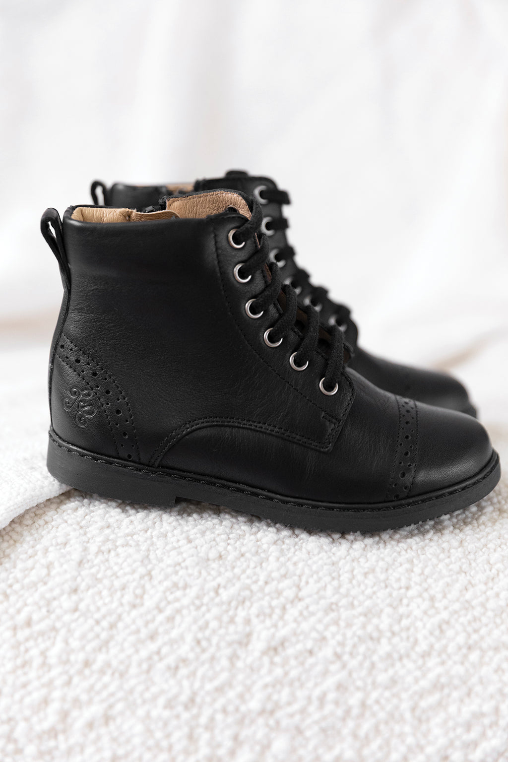 Stiefeletten - Leder Schwarz