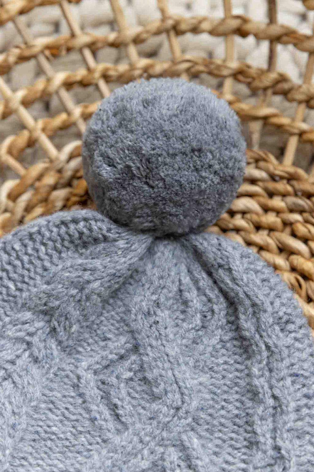 Bonnet - Bleu tricot