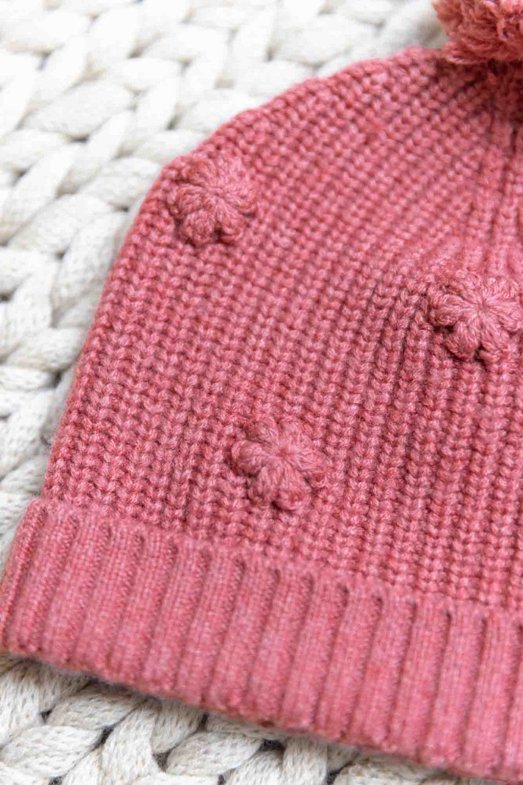 Gorro - Rosa Pompon