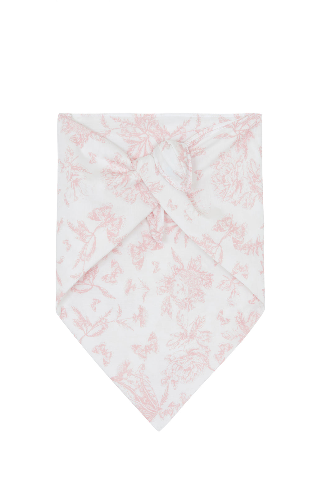 Scarf - Pink Print inspiration Toile de Jouy