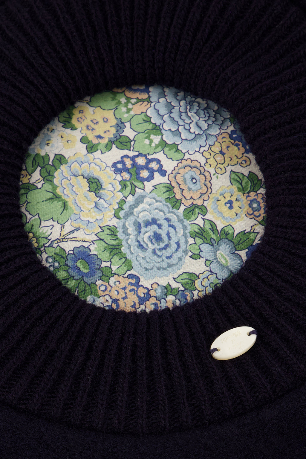 BERET - Wool Navy fabric Liberty