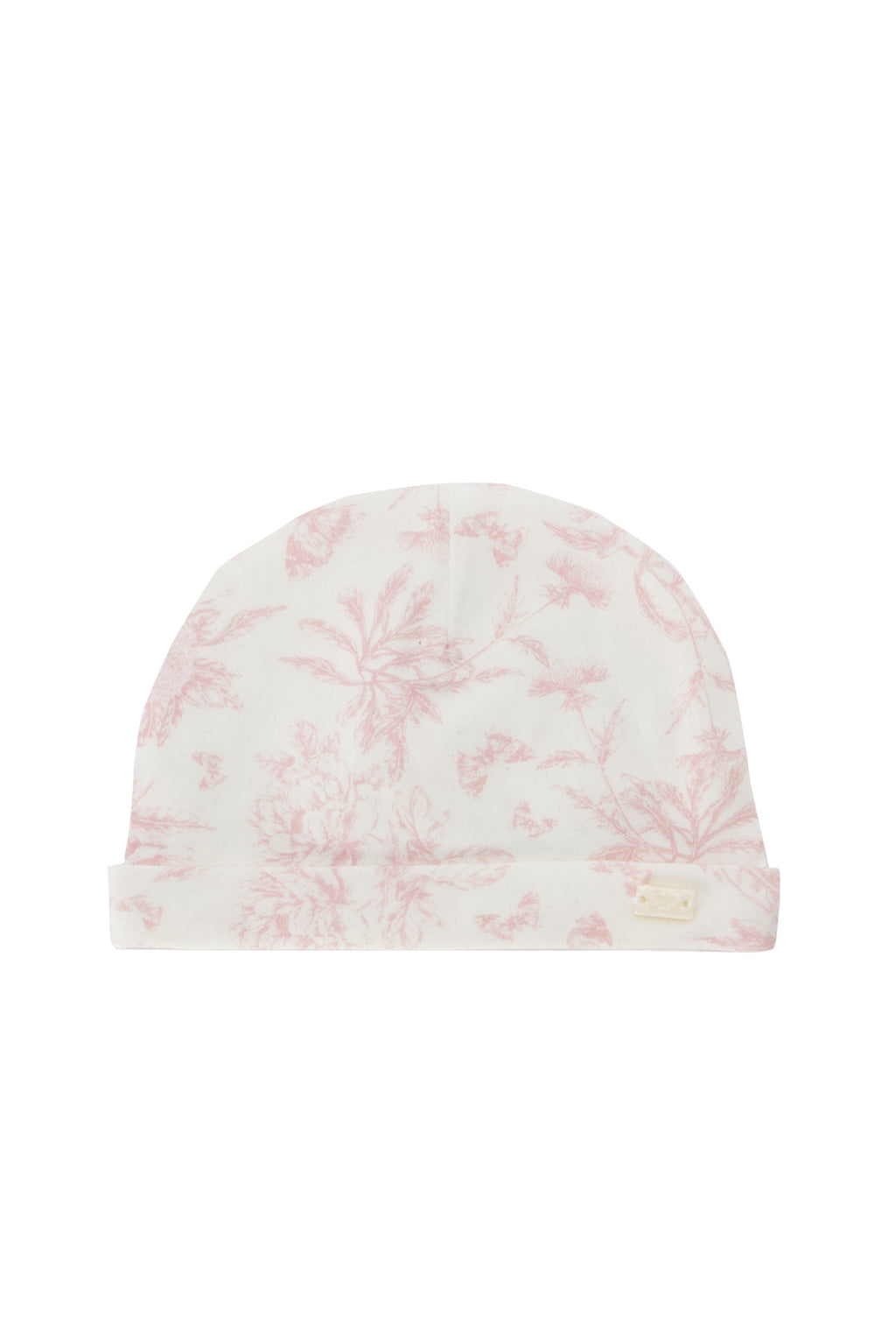 Beanie - Pink Print inspiration Toile de Jouy