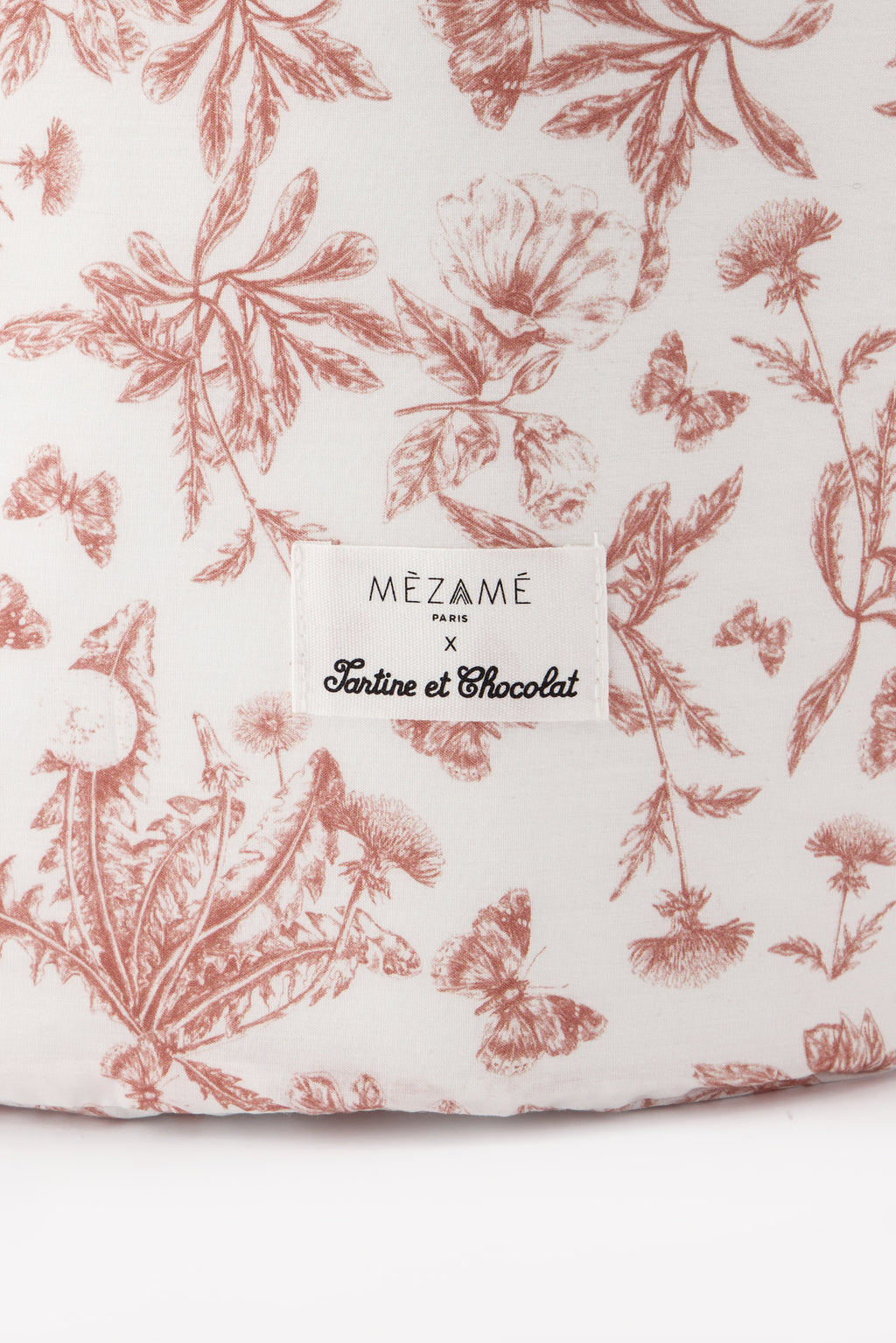 Groot Mand toile de jouy Roze - Mèzamé X Tartine et Chocolat