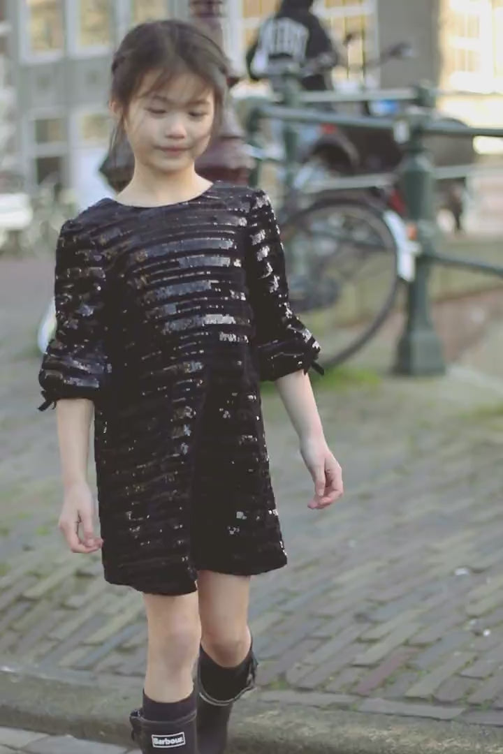 Dress - Black Sequins