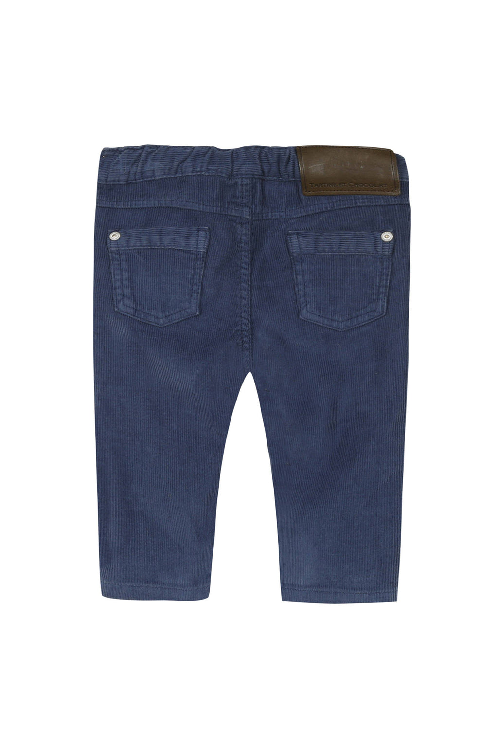 Broek - kobalt Velours 1000 stralen