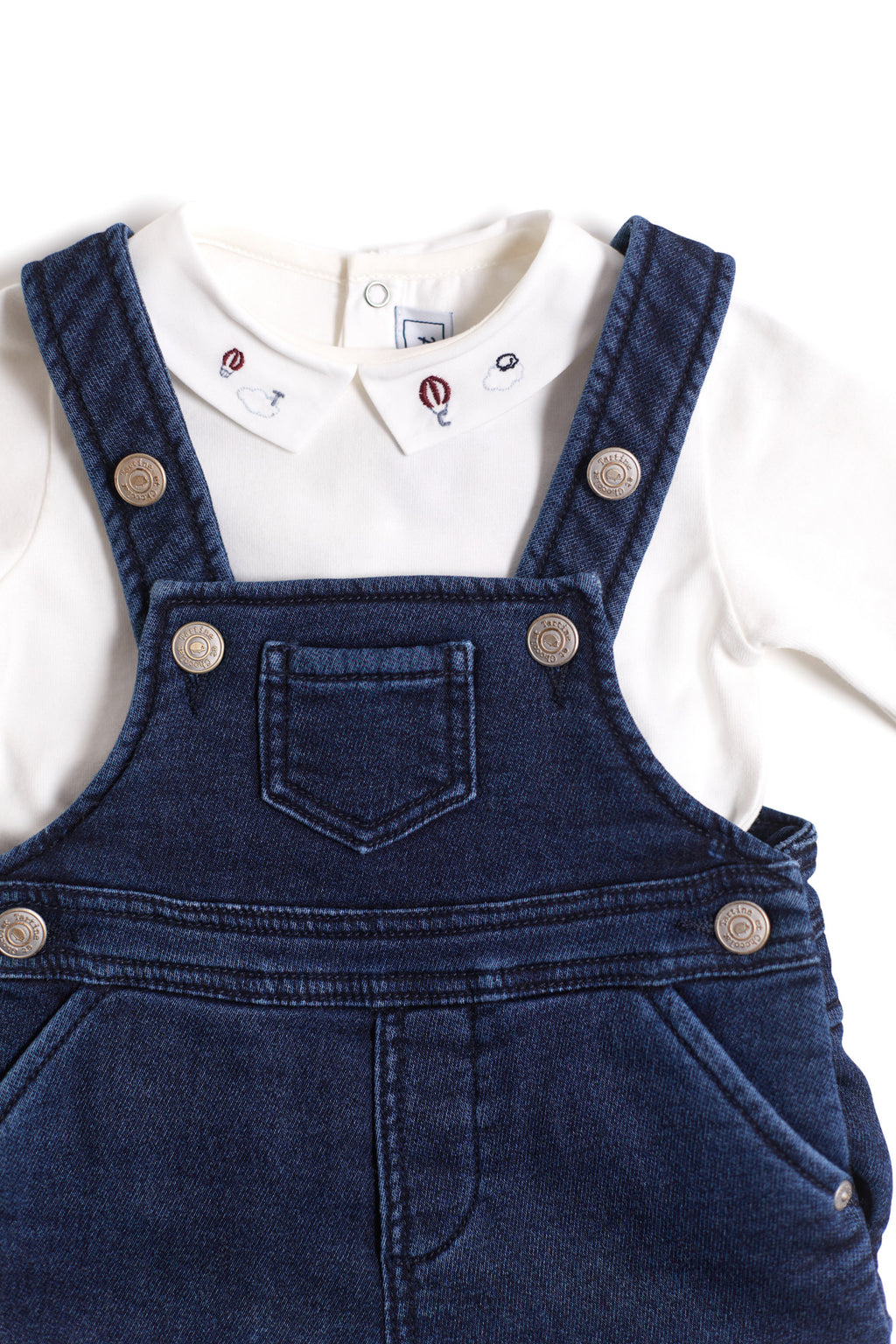 Dungaree - Navy Knitwear denim