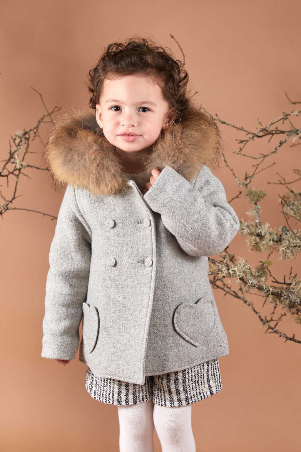 Cappotto - Lana glitter Grigio in scatola