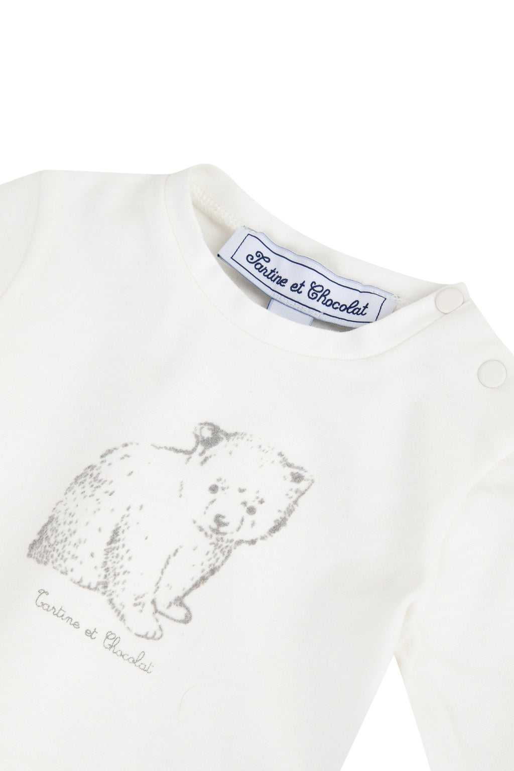 T -Shirt - Madreperla  Illustrazione orso