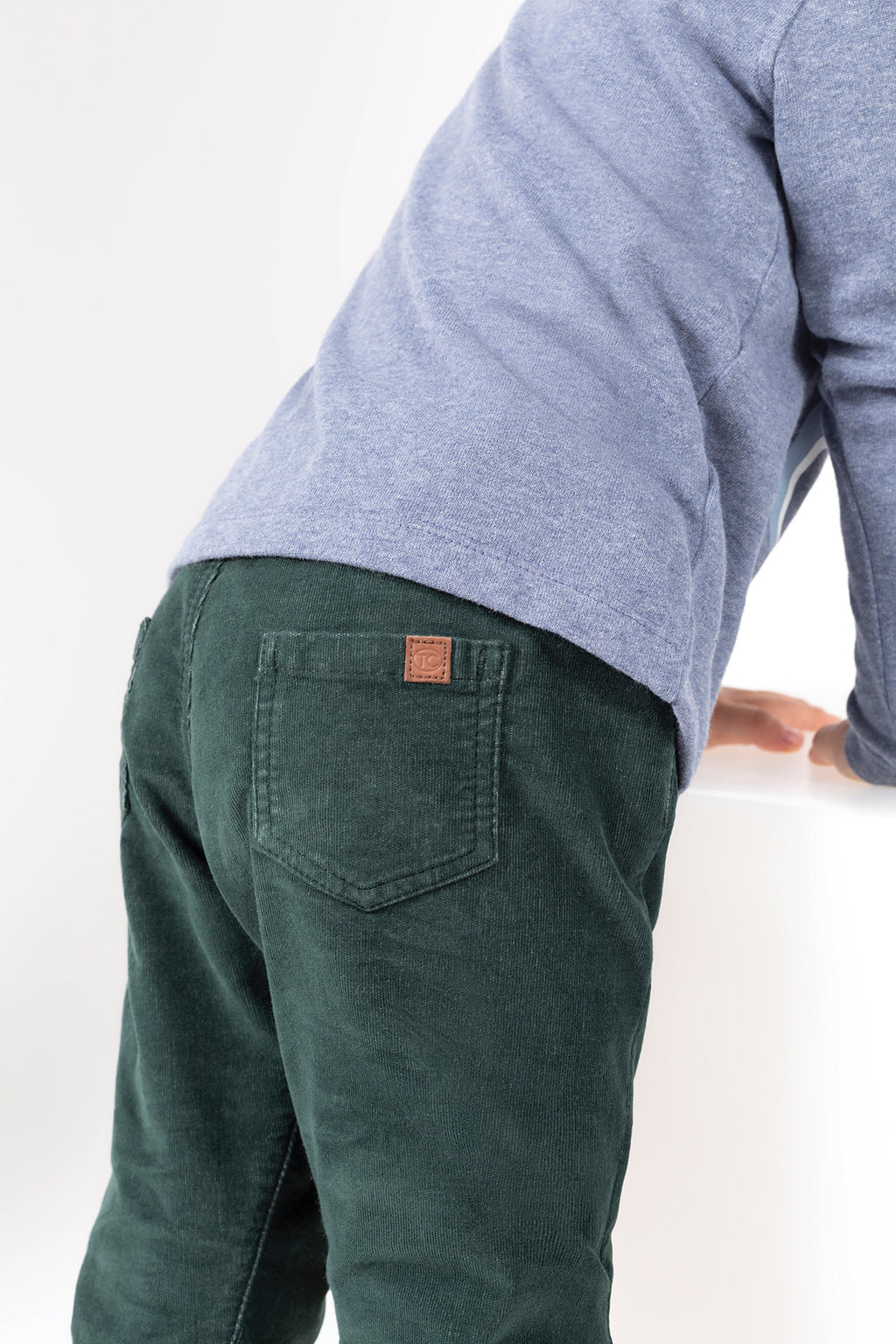 Broek - Groen Corduroy milleraies