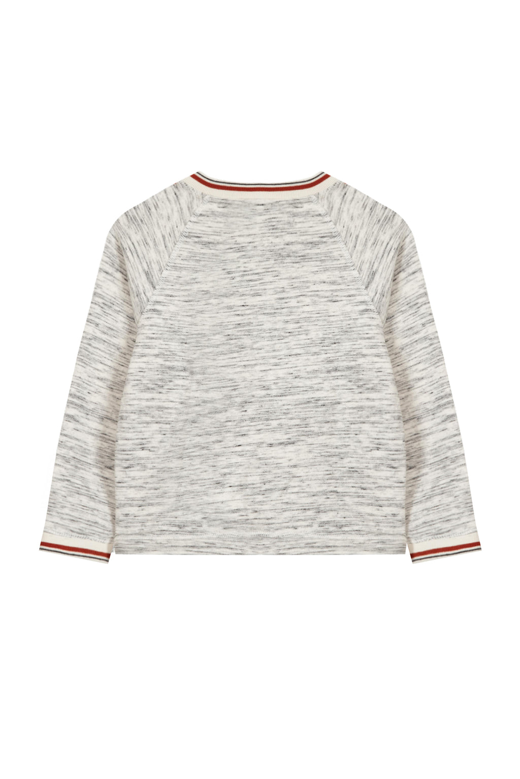 Sweat-shirt - Gris chiné molleton TC