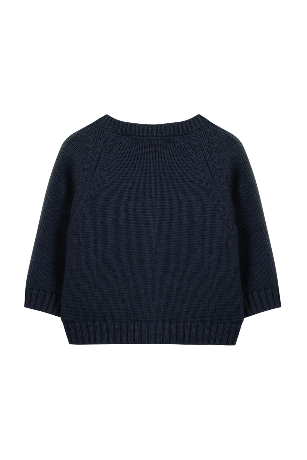 Cardigan - Navy knitting