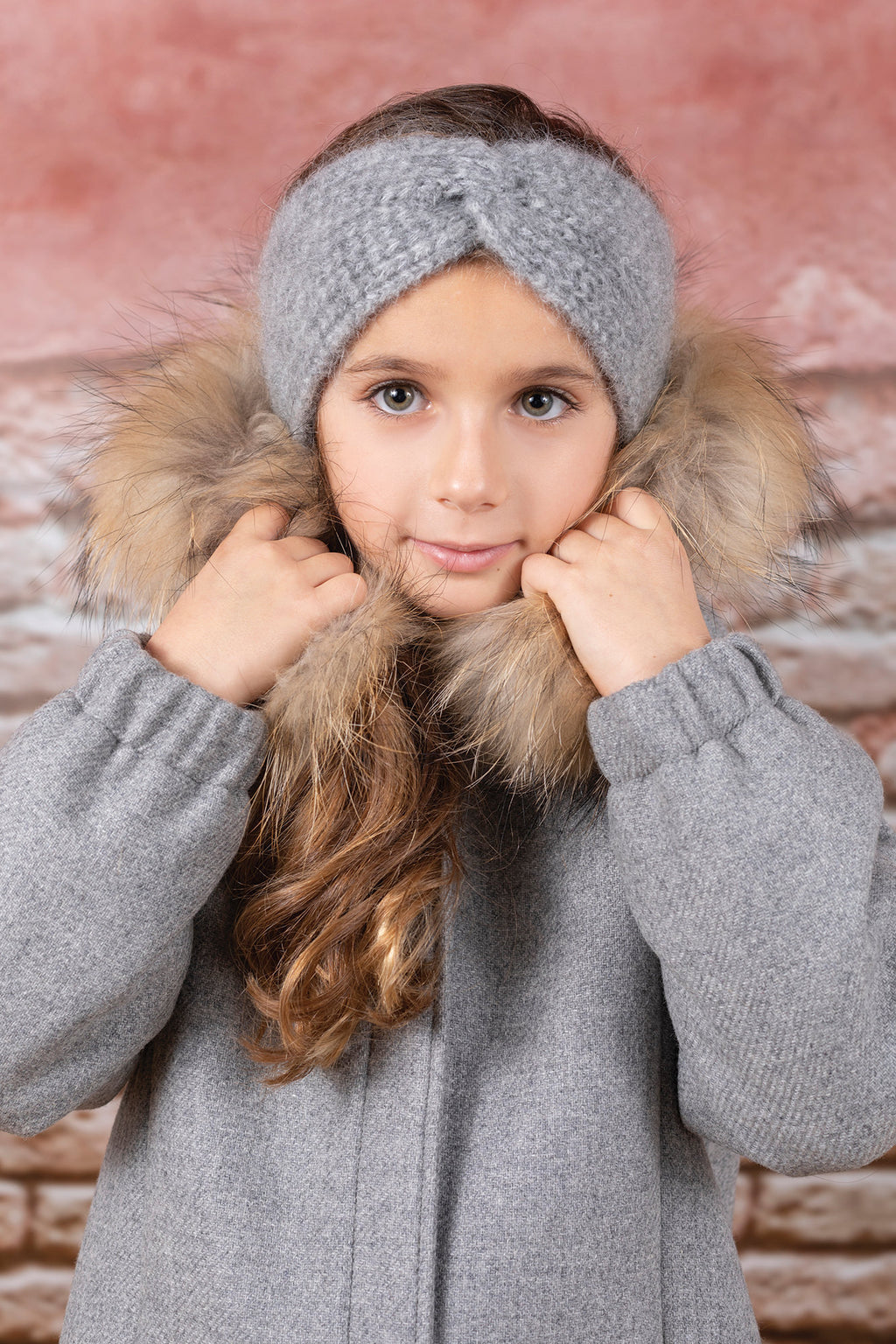 Headband - Grey China Wool