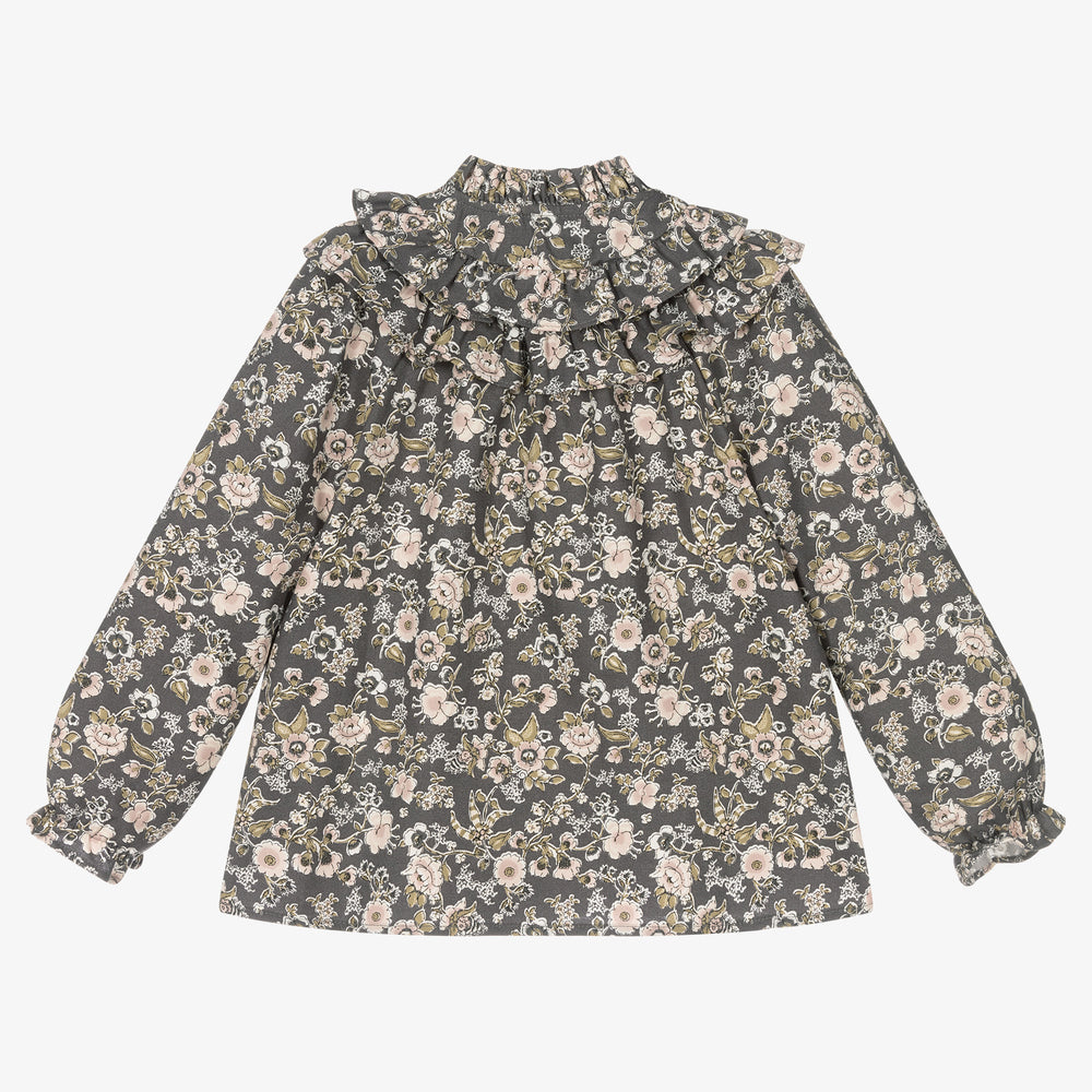 Blouse - Print flowery cotton